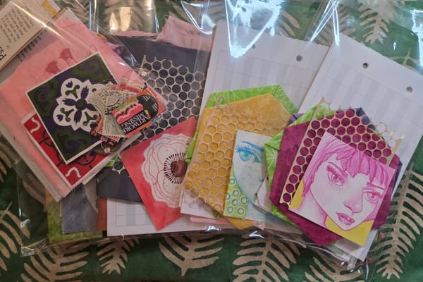 Scraps from my art studio