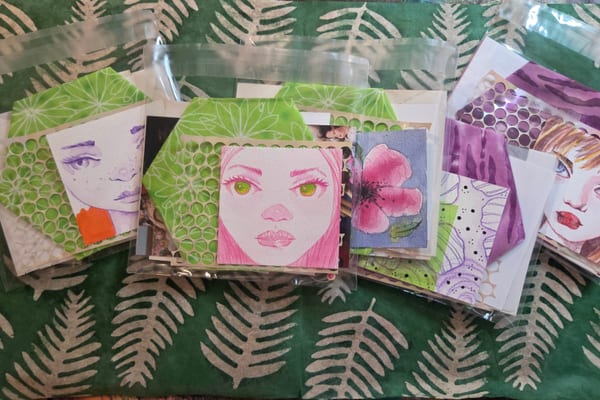 Scraps from my studio